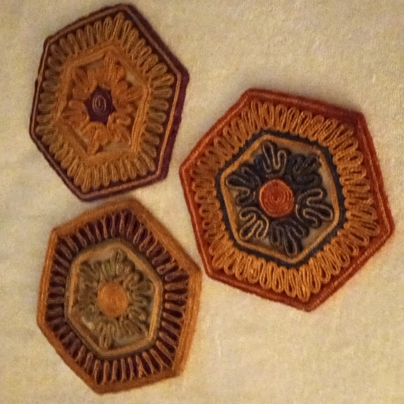 Set Of 3 Handmade Trivets - Picture 1 of 1